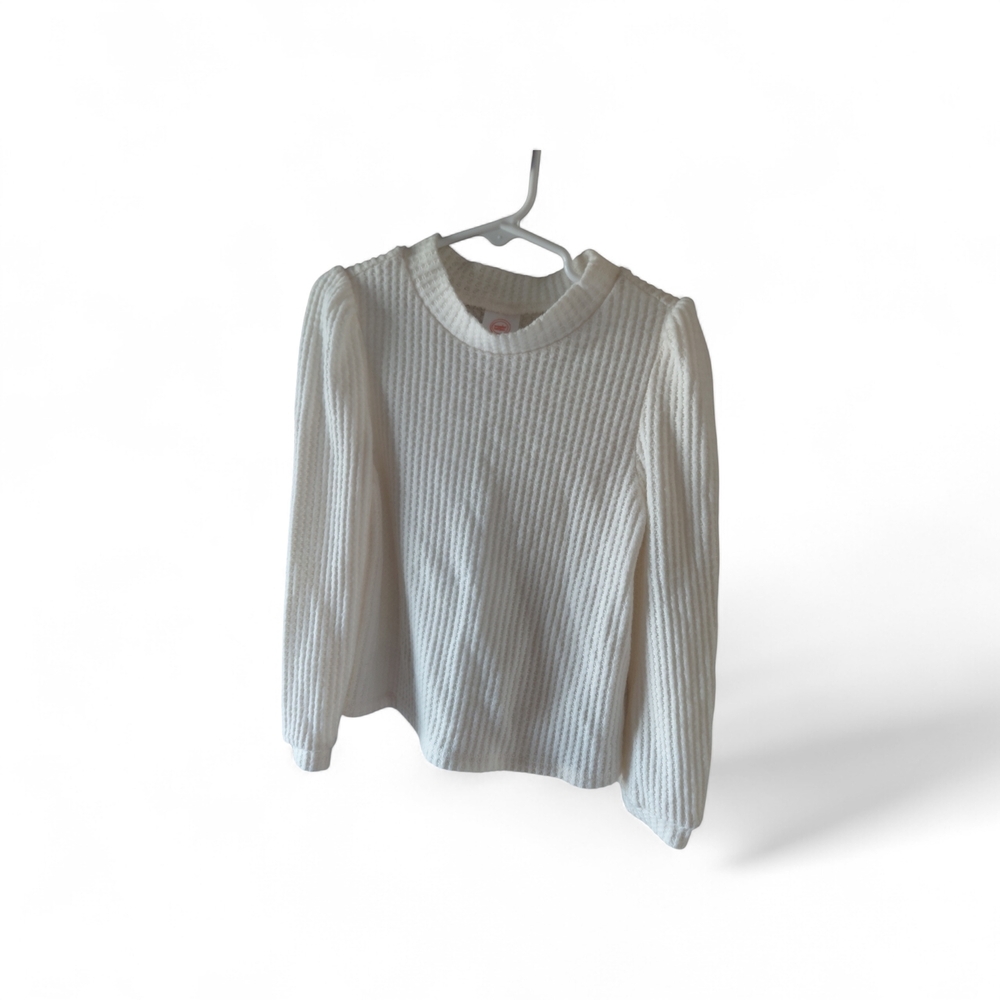 Wonder Nation Cream Knit Sweater